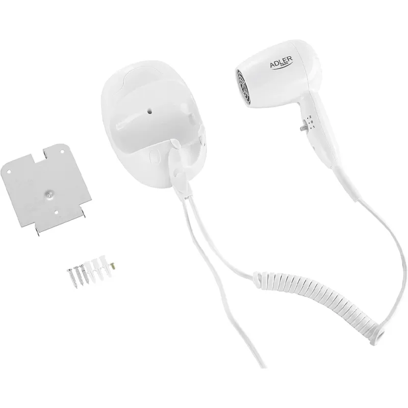 Asciugacapelli Parete Muro Hotel Phon Asciuga Capelli Bagno Casa Albergo 1600W Super Prezzo