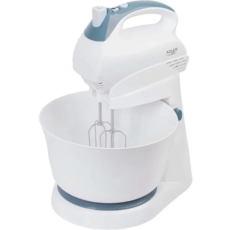 Offerta Speciale Adler AD4202 Stand Mixer Frullino con Ciotola Bianco 300 W Frullatore 5 Velocità