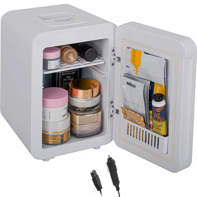 Mini Frigorifero a specchio 4LT 220 V e 12 V elettrico Funzione Caldo e Freddo Prezzo Basso