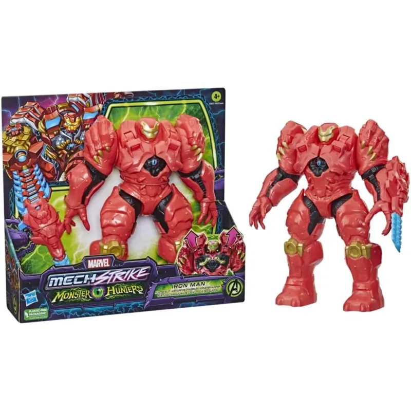 Compra Oggi Stesso Hasbro Marvel Avengers Mech Strike Monster Hunters Iron Man Action Figure 20 cm