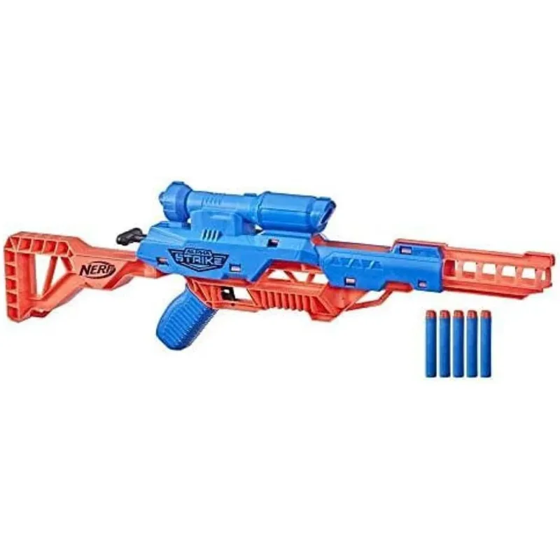 Ultime Pezzi Nerf Alpha Strike Blasters Shooters con 5 Colpi Freccette Gioco Idea Regalo