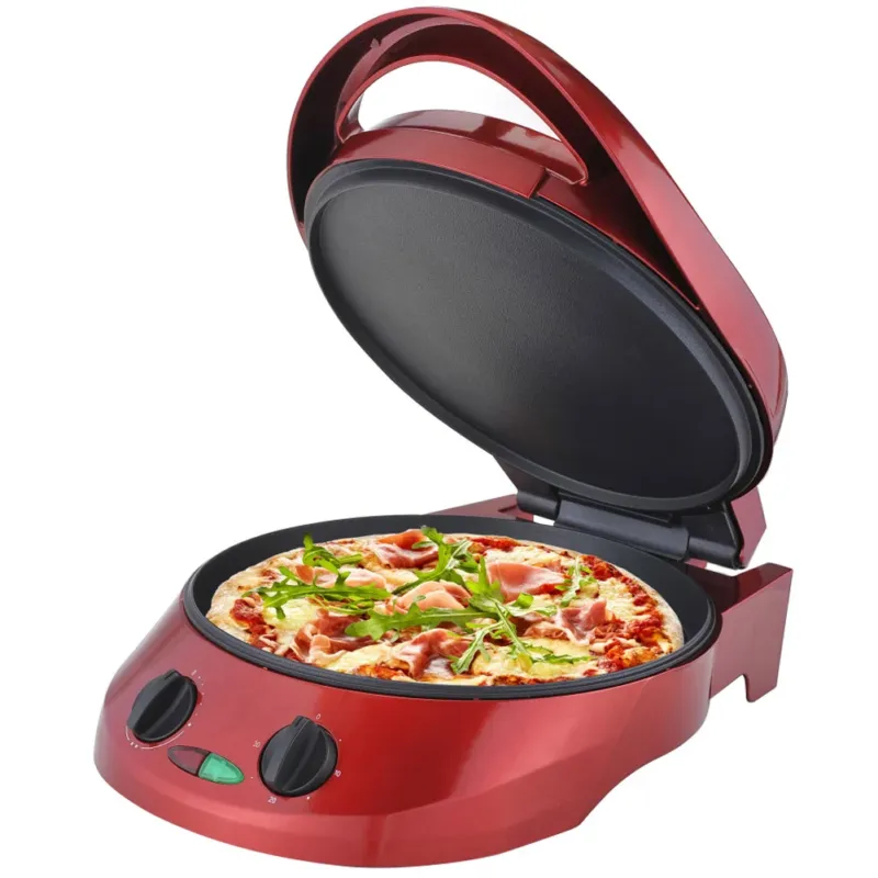 Prezzo Conveniente Daewoo Forno Pizza Piastra Multifunzione 1800W Piatto 30 cm Manico Cool Touch