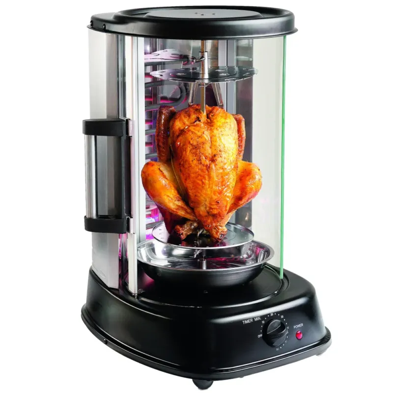 Bestseller Daewoo Girarrosto Verticale Elettrico per Pollo allo Spiedo Kebab Grill con Timer