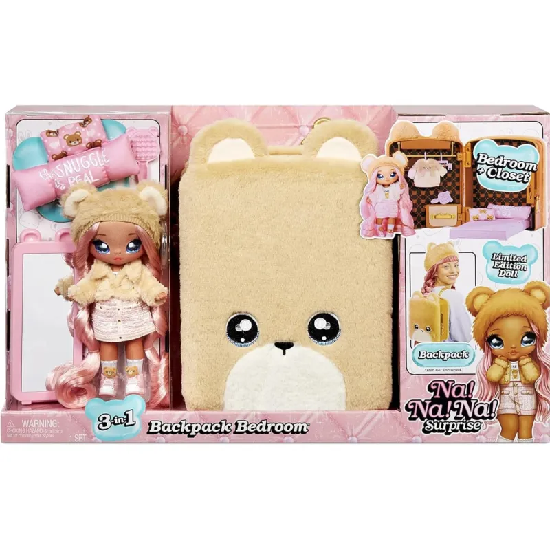 Na Na Na Surprise Playset 3-1 Sarah Snuggles Borsa Edizione Limitata Idea Regalo Ultimissimo Modello