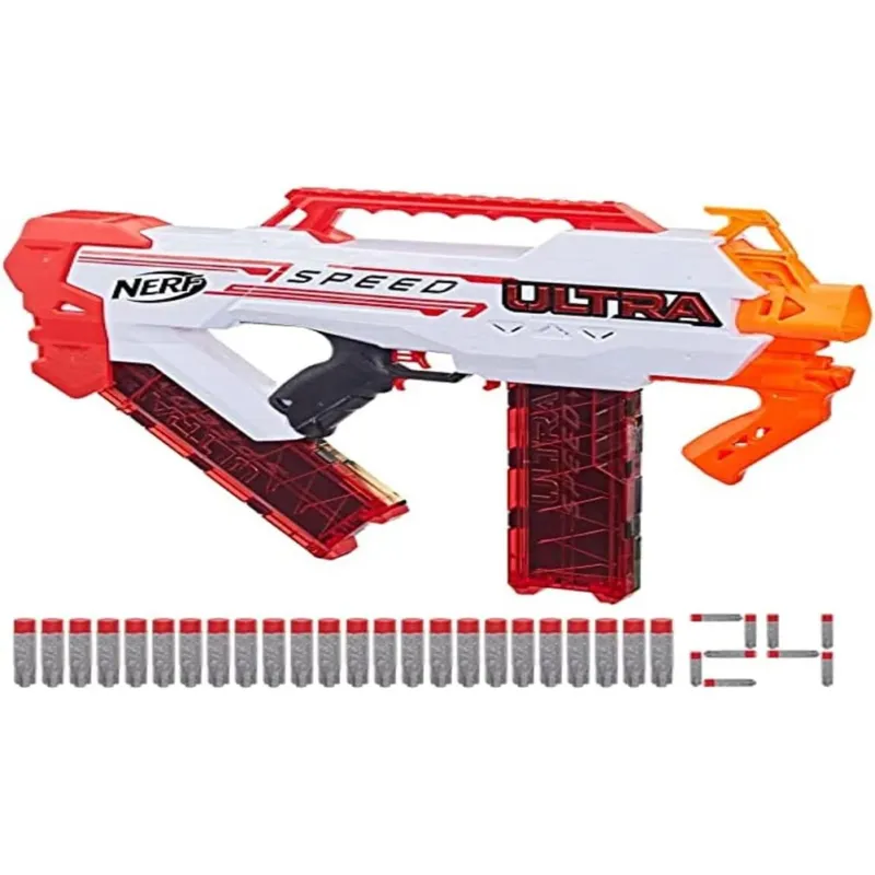 Hasbro Nerf Ultra Speed Blaster Motorizzato con 24 Dardi Giocattolo Idea Regalo Prezzo Scontato