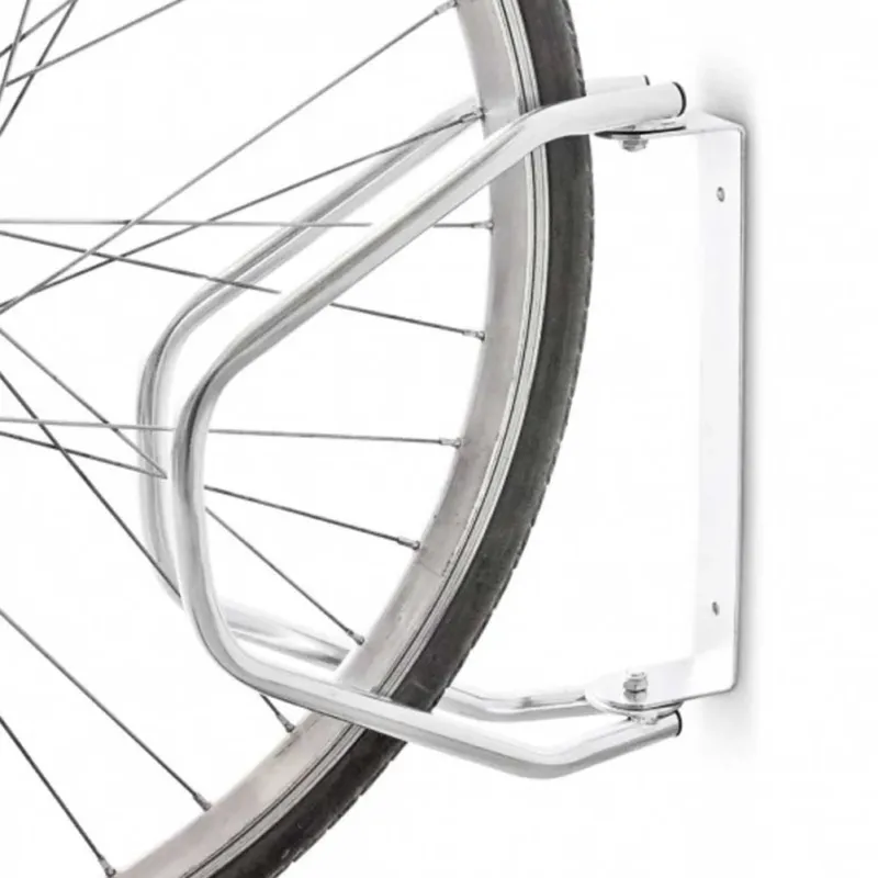 Parcheggio Porta Bici da Parete 1 Posto Stand Cavalletto Bicicletta Acciaio Inox Non Perdere
