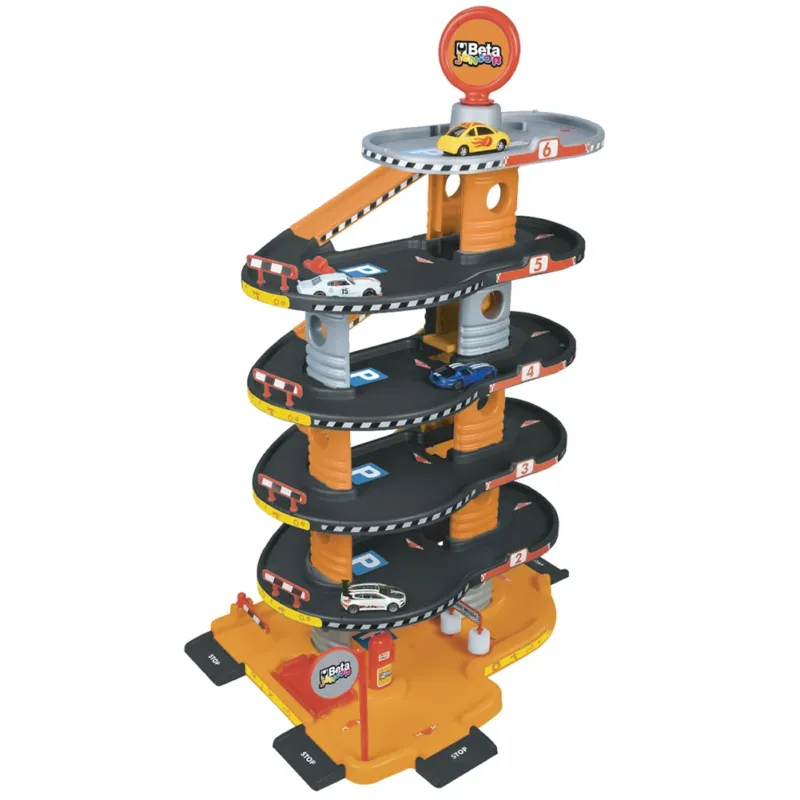 Garage Giocattolo a 6 Livelli Parcheggio City Multipiano per Bambini Idea Regalo A Buon Prezzo