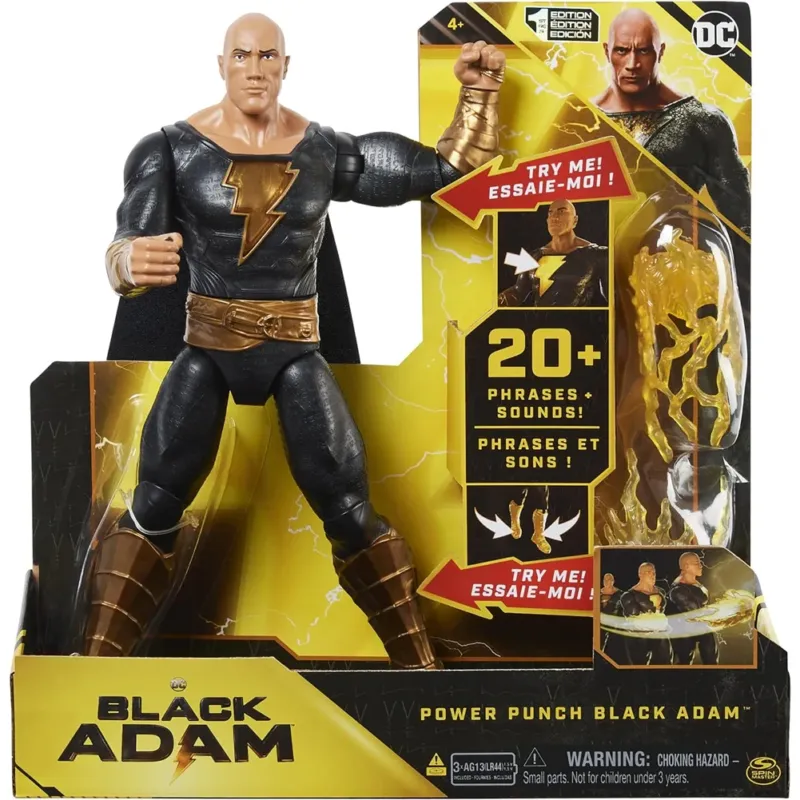 DC Comics Black Adam Personaggio 30 cm con Luci Suoni e Accessori Action Figures Compra Adesso