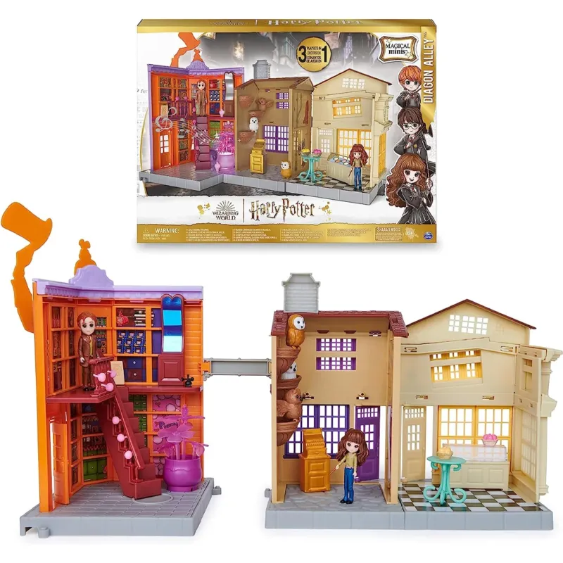 Wizarding World Harry Potter Playset 3in1 Luci e Suoni 2 Personaggi 21 Accessori Quantità Limitata