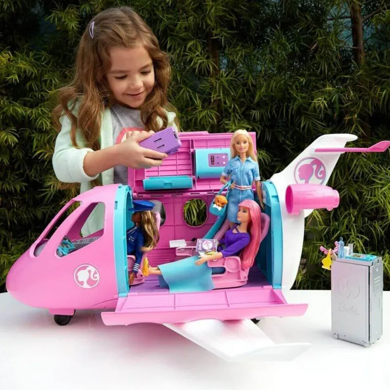 Aereo di Barbie Play Set Jet Privato con Accessori Gioco Giocattolo Bambina Prezzo Scontato