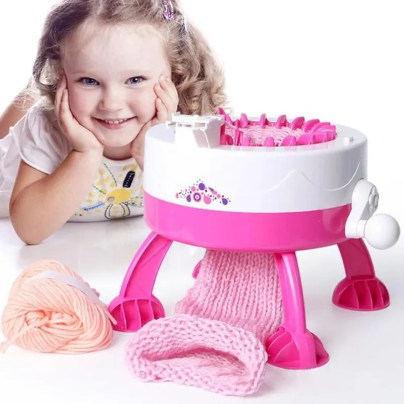 Promozione Esclusiva Maglieria Magica con Telaio e 2 Gomitoli Lana e Accessori Giocattolo Bambina