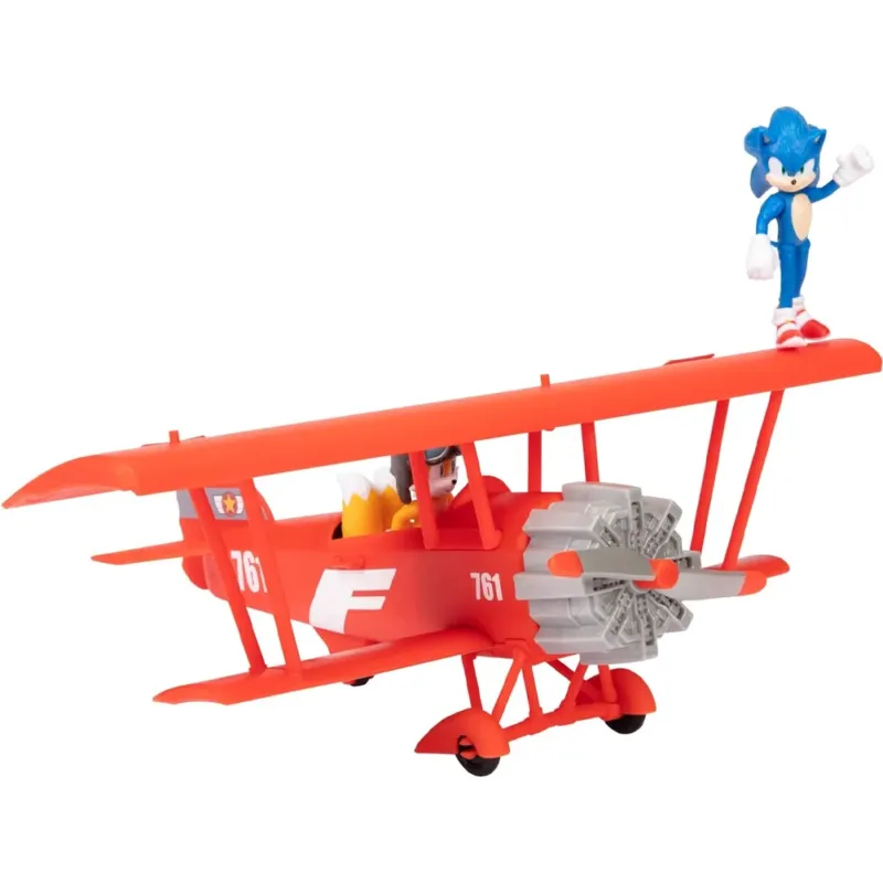 Promozione Esclusiva Sonic The Hedgehog 2 The Tornado Playset Veicolo Biplano Giocattolo Idea Regalo