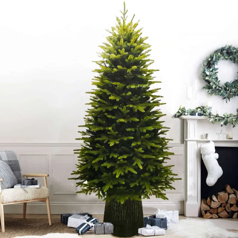 Albero di Natale 210 cm con Tronco Super Folto Las Vegas Green 2332 Rami Verde Prezzo Basso