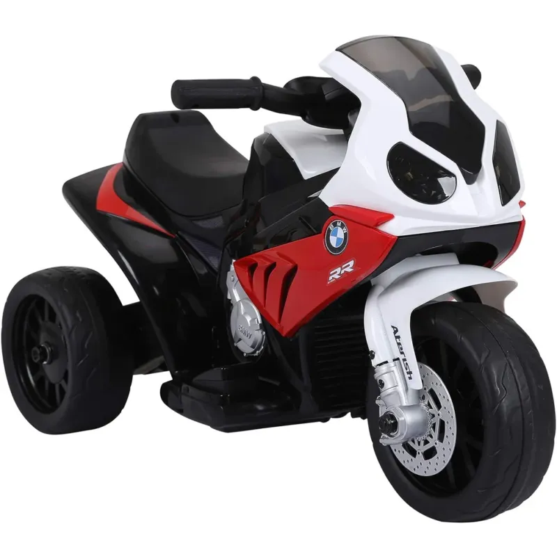 Moto Elettrica per Bambini BMW Motocicletta Gioco Luci e Suoni Rosso Idea Regalo Subito Disponibile