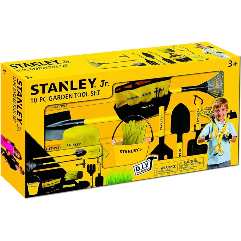 Saldi Stanley Jr Set 10 Attrezzi da Giardino Giardinaggio per Bambini Giochi Educativi