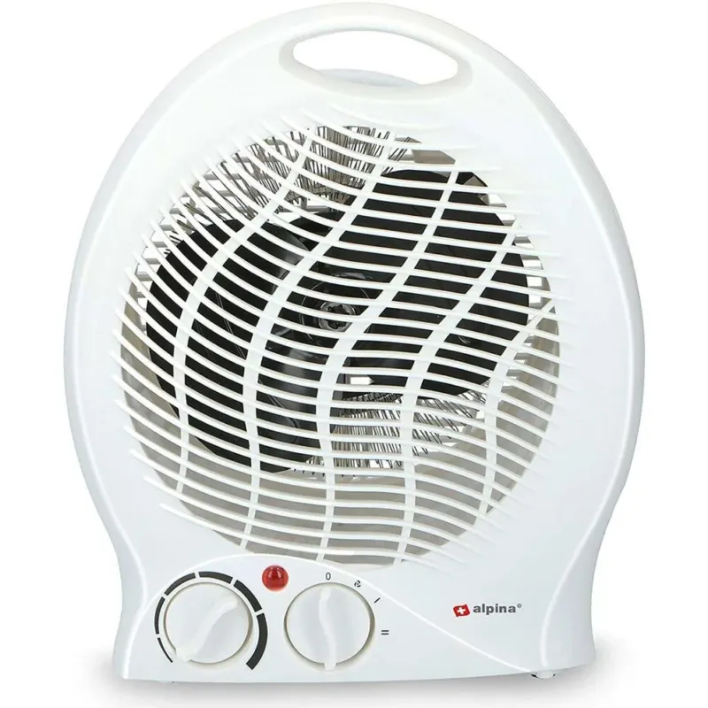 Caldobagno Potenza 2000 Watt con Termostato Regolabile Bianco Caldo Freddo Prezzo Di Fabbrica
