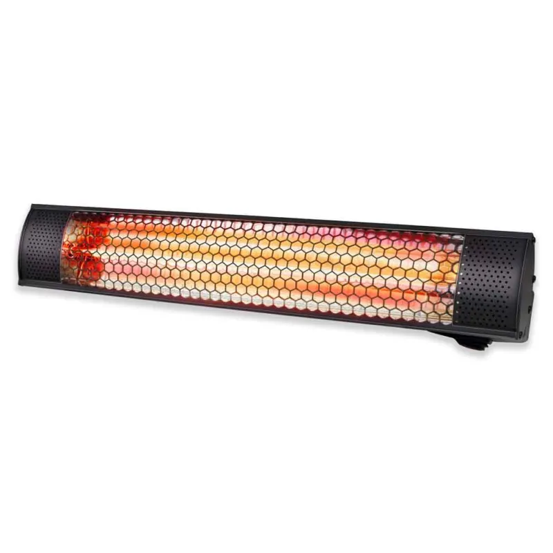 Stufa Alogena da Parete Esterno 2000W Tubo Dorato Riscaldamento Patio Giardino Offerta Speciale