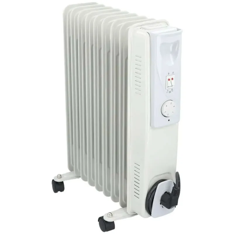 Alpina Radiatore ad Olio 9 Elementi Potenza 2000 Watt con Termostato Regolabile Nuovo Arrivo