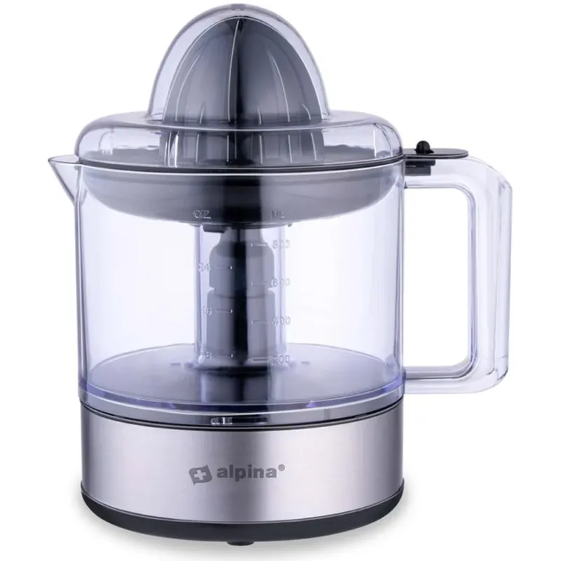 Novità Spremiagrumi Elettrico 30W con Piedini Antiscivolo e Filtro Polpa e Nuclei 800ml
