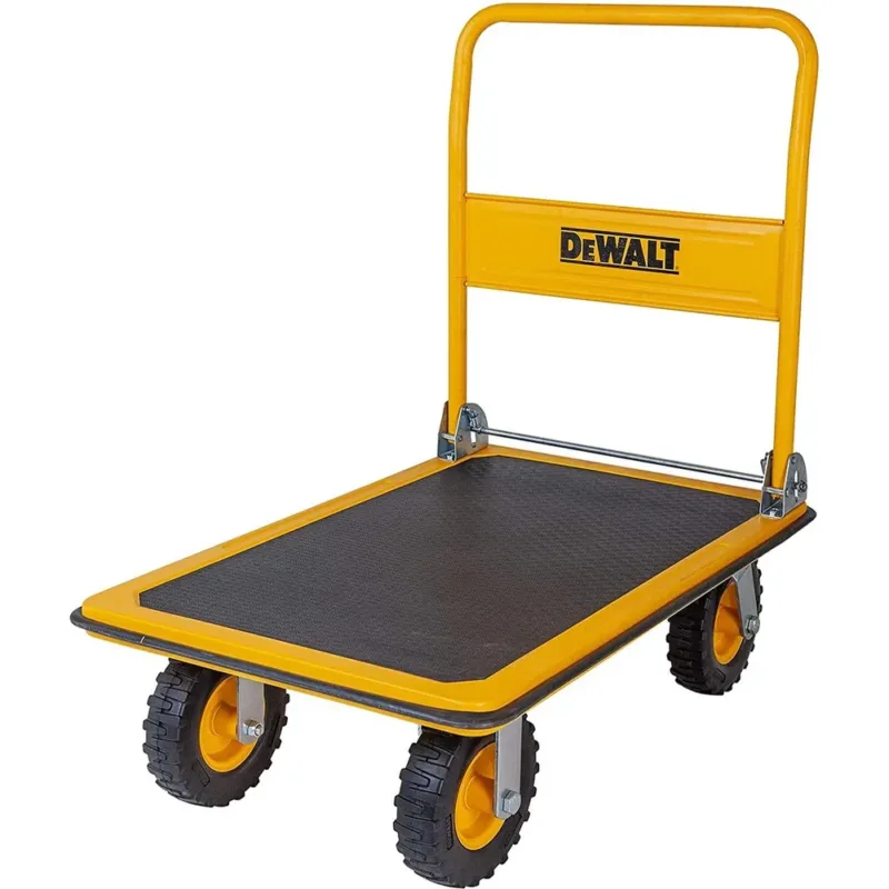 DeWalt Carrello con Piattaforma Portapacchi in Acciaio con Pianale Portata 300kg Promozione