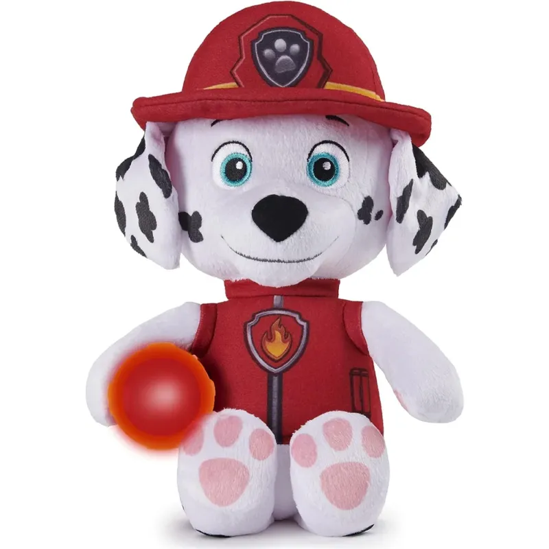 Acquista Ora Paw Patrol Peluche Marshall Buonanotte con Torcia e Suoni dai 3 Anni Idea Regalo