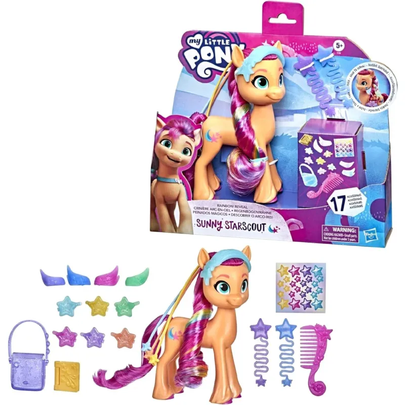 Miglior Prezzo My Little Pony Una Nuova Generazione Sunny Starscout Rainbow Reveal Idea Regalo