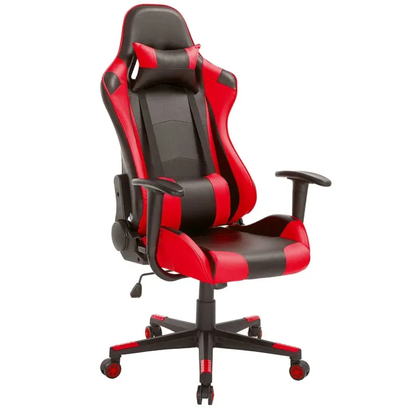 Sedia Poltrona Gaming Scrivania Ufficio Casa Reclinabile Girevole Direzionale Red Saldi