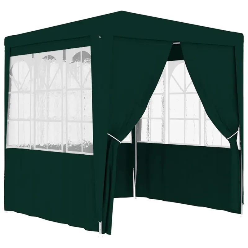 Miglior Prezzo Gazebo Professionale con Pareti Verde Resistente All‘acqua e ai UV 90 g/m² 2x2m