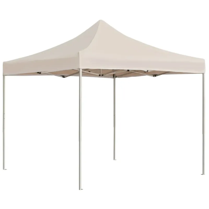 Compra Online Gazebo Professionale Crema Design Pieghevole Tessuto Oxford 2x2 m