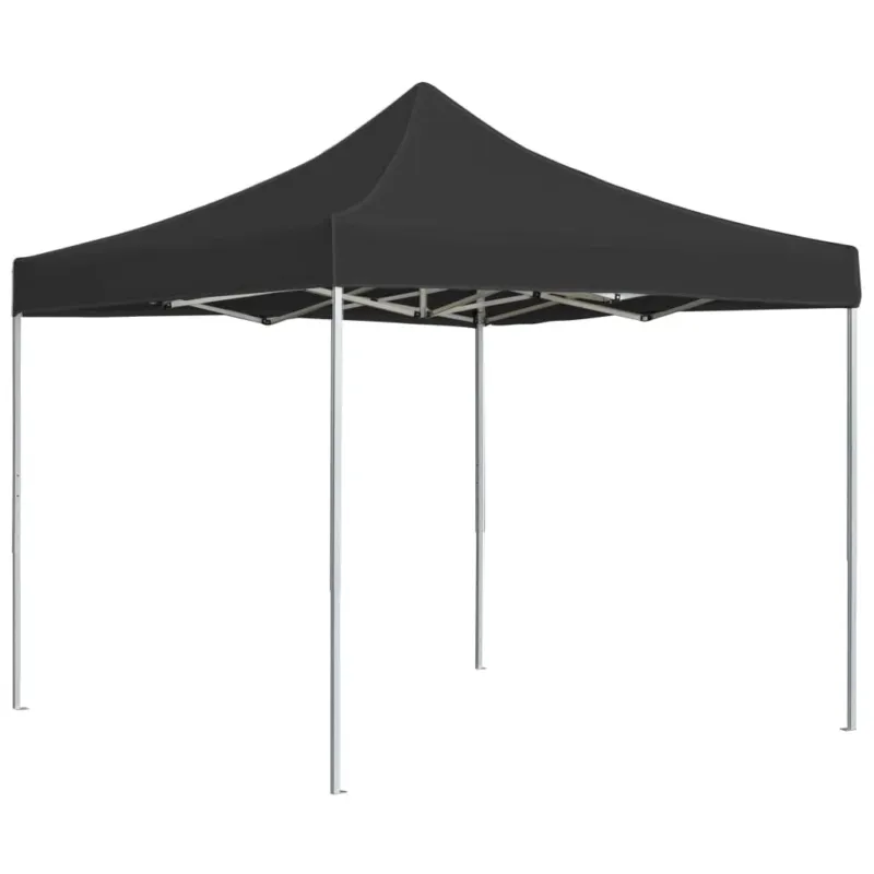 Gazebo Professionale Antracite Design Pieghevole Tessuto Oxford 2x2 m Prezzo Scontato