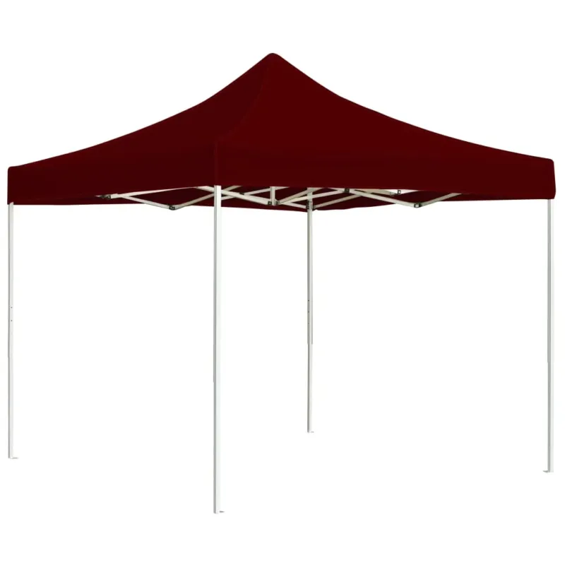 Gazebo Professionale Bordò Design Pieghevole Alluminio 2x2m Promozione Esclusiva