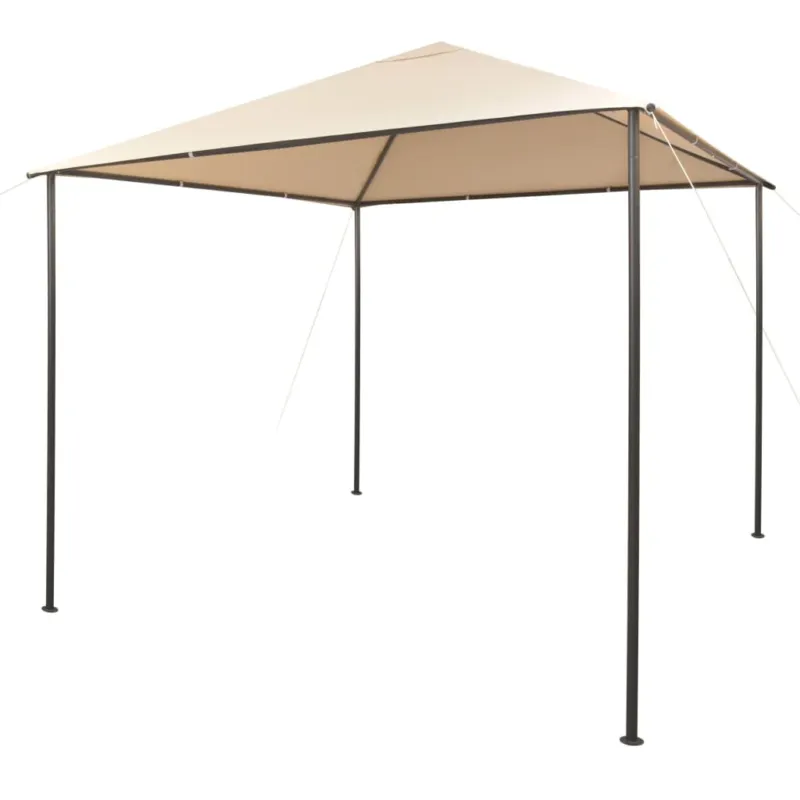Offerta Gazebo Padiglione Tenda Tettoia Acciaio Beige Telaio in Acciaio 3x3 m