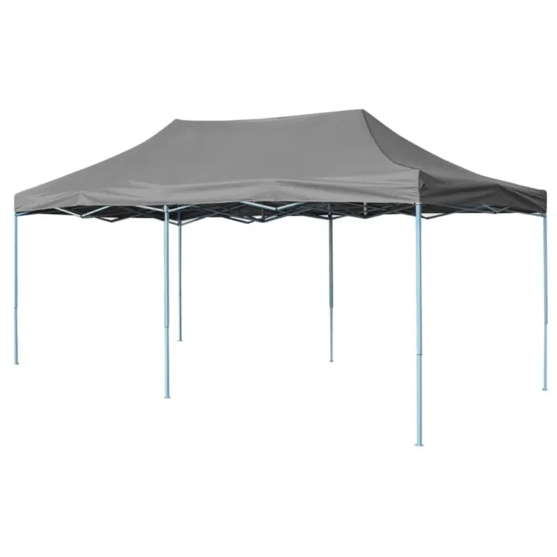 Quantità Limitata Tenda Pieghevole Pop-Up Antracite Acciaio Verniciato in Polvere 3x6 m