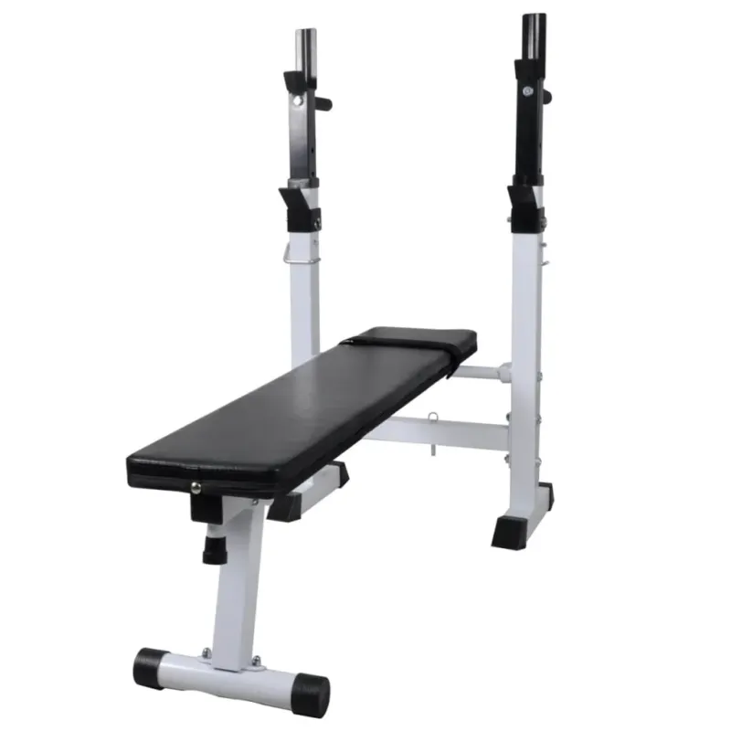 Sconto Panca per Pesi e Massa Muscolare Fitness in Acciaio 120x50x91-111cm Regolabile