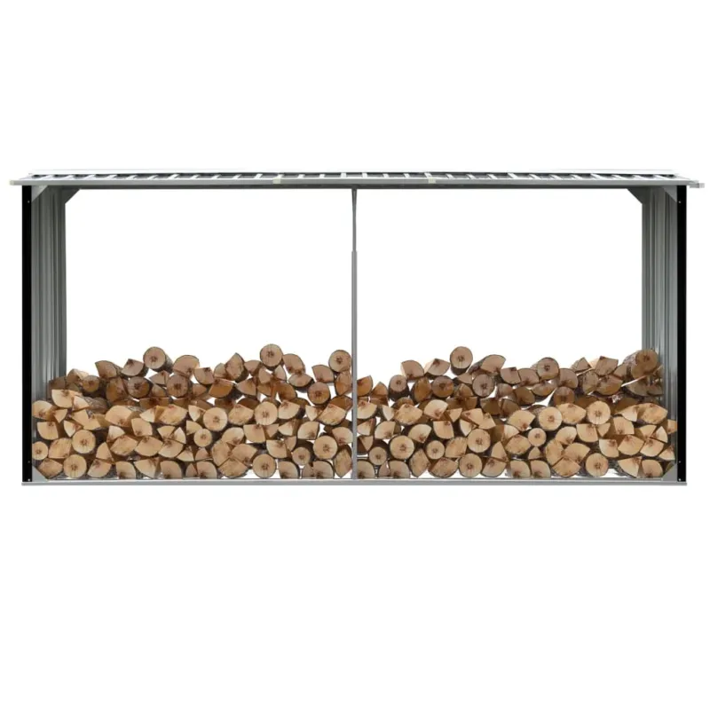 Offerta Limitata Capannone da Giardino in Acciaio Zincato 330x92x153cm Antracite