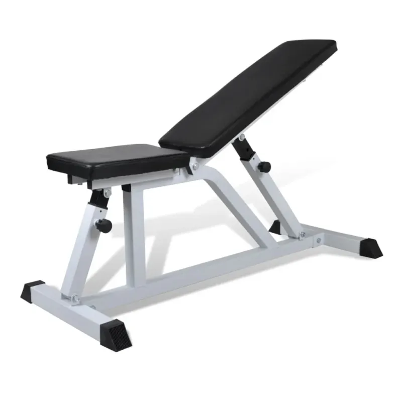 Promozione Esclusiva Panca Fitness Multifunzione in Acciaio Seduta per Allenamento Pesi Corpo