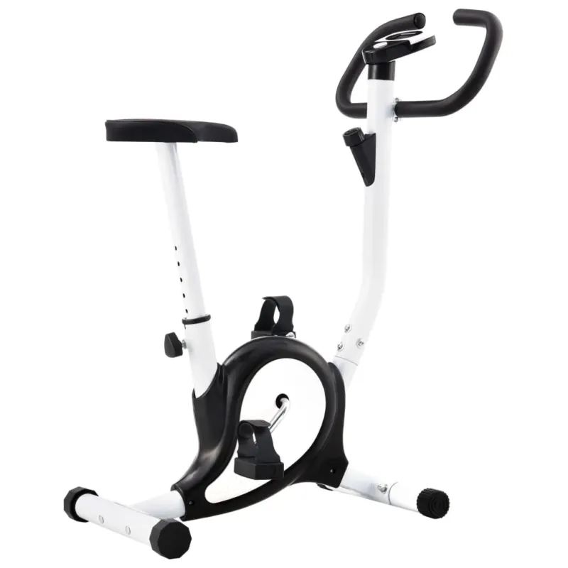 Cyclette Ellittica con Cinghia di Resistenza Nera Display LDC Pedali Antiscivolo Quantità Limitata