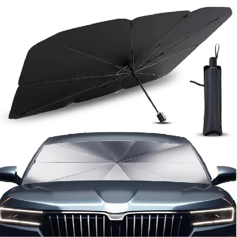 Offerta Lampo Parasole Auto Protezione Solare Anteriore per Auto Apertura a Ombrello Salvaspazio