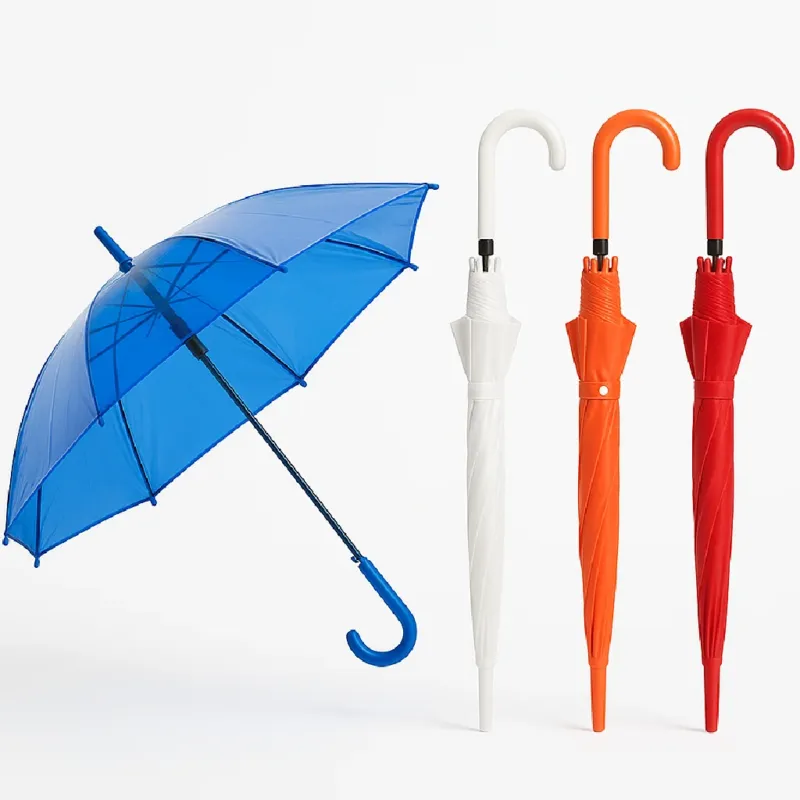 Kit 4 Ombrelli Trasparenti Automatici PVC Antivento 8 Stecche Fibra di Vetro Offerta