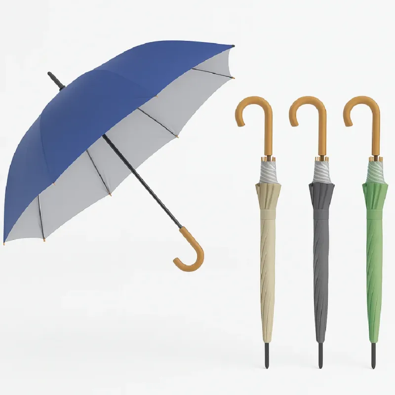 Kit 4 Ombrelli Uomo Donna Automatici Antivento Tessuto Duplex per Pioggia e Sole Offerta Lampo