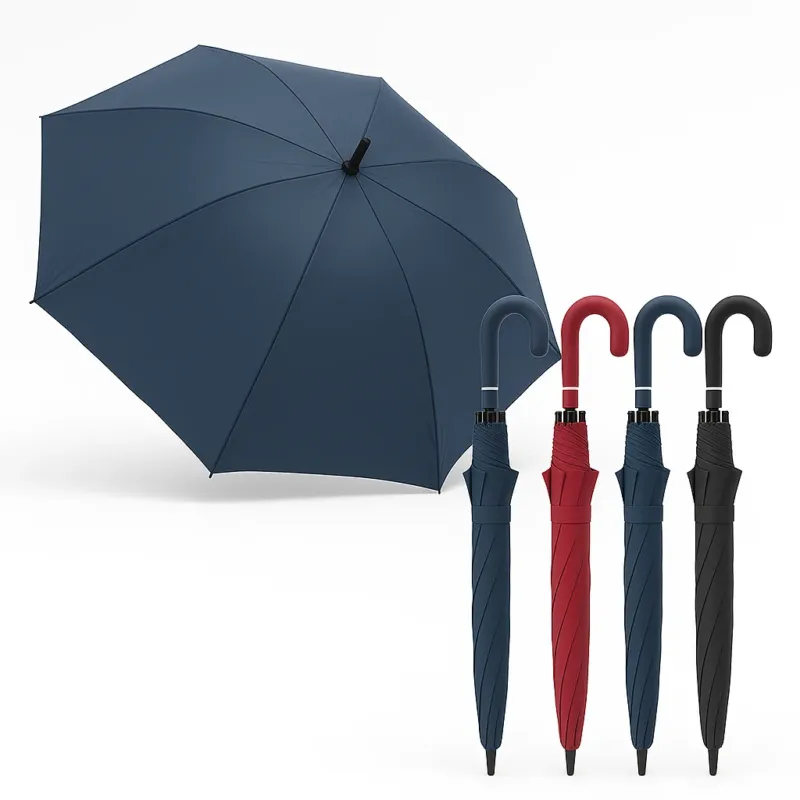 kit 3 Ombrelli Grandi Automatici Antivento 129cm Struttura in Fibra Resistente Compra Online