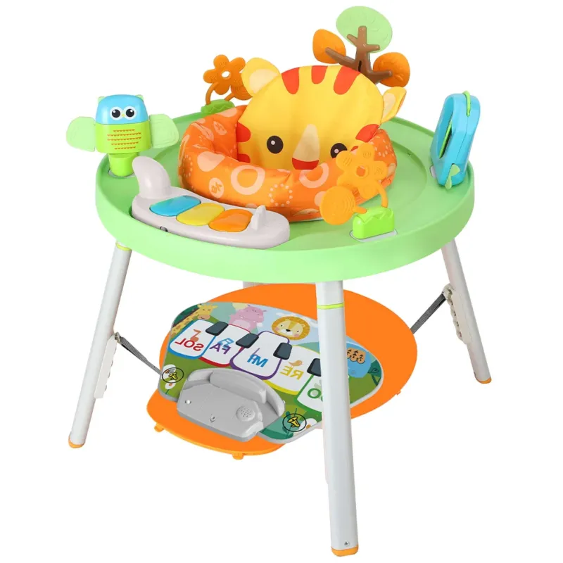 Prezzo Ridotto Centro Attività per Bambini e Neonati 3in1 con Seduta Giochi e Tastiera Musicale