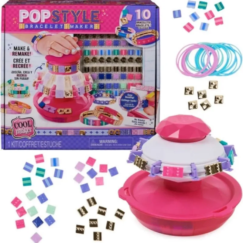 Promo Stagionale Cool Maker Macchina Crea Braccialetti con 170 Perline e 20 Elastici Idea Regalo