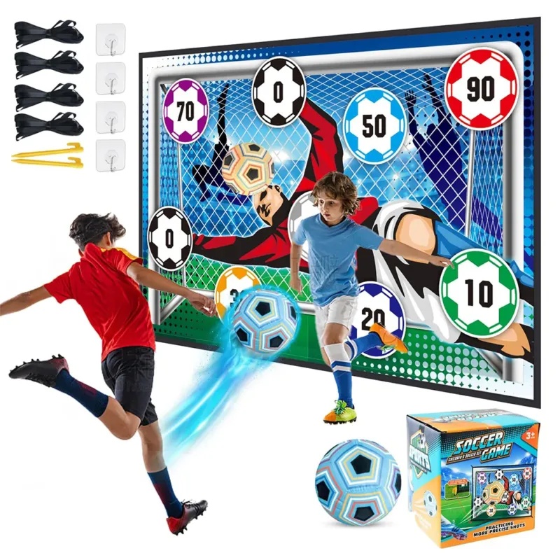 Set da Gioco Pallone da Calcio Morbido per Bambini Interno e Esterno Idea Regalo Solo Oggi