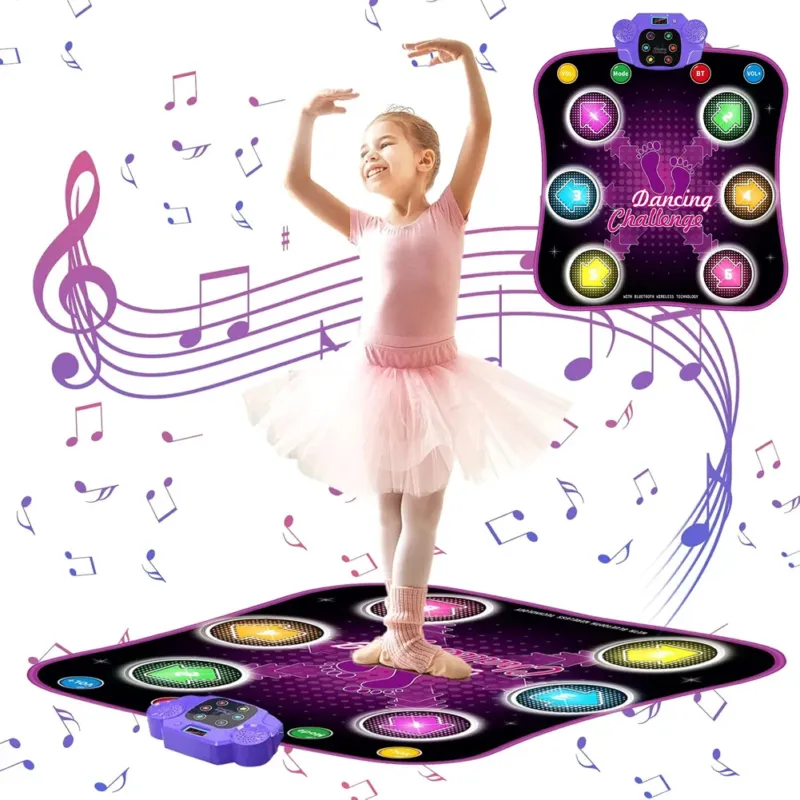 Offerta Lampo Tappetino da Ballo per Bambini con Bluetooth Tappeto Musicale Gioco Idea Regalo