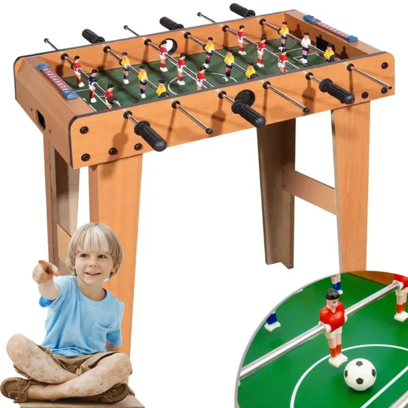Affare Calcio Balilla per Bambini Calcetto per Interni Gioco Biliardino 69x37x62cm