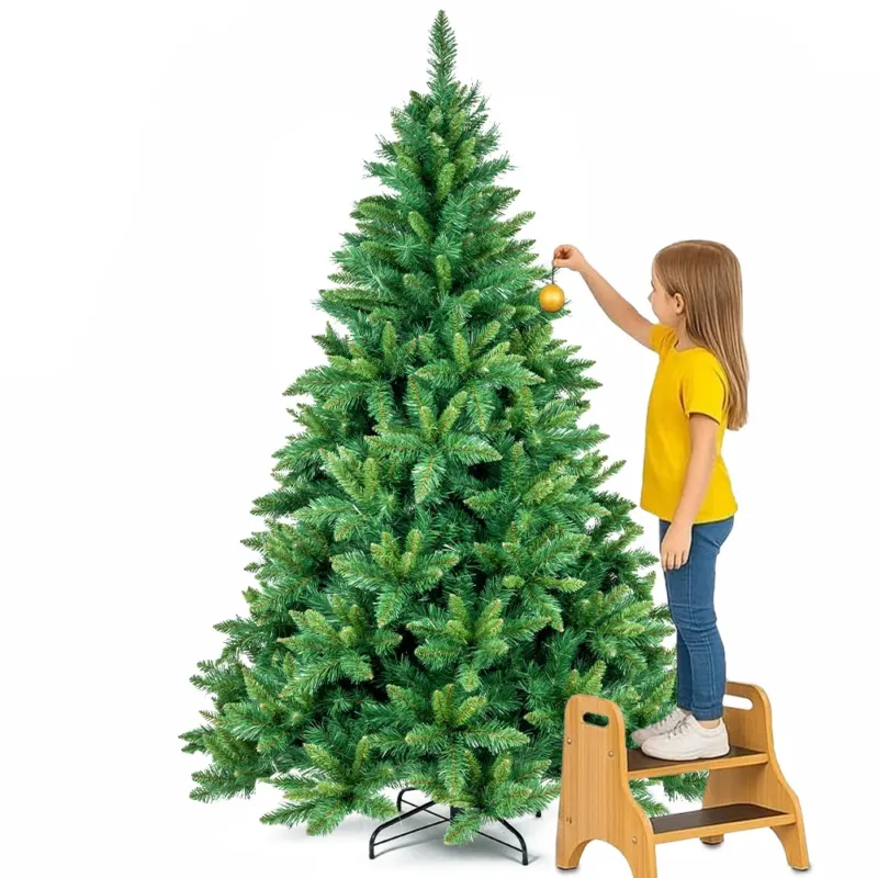 Albero di Natale Verde Canberra 180 cm Foltissimo con 750 Punte Rami Innesto Esclusivo