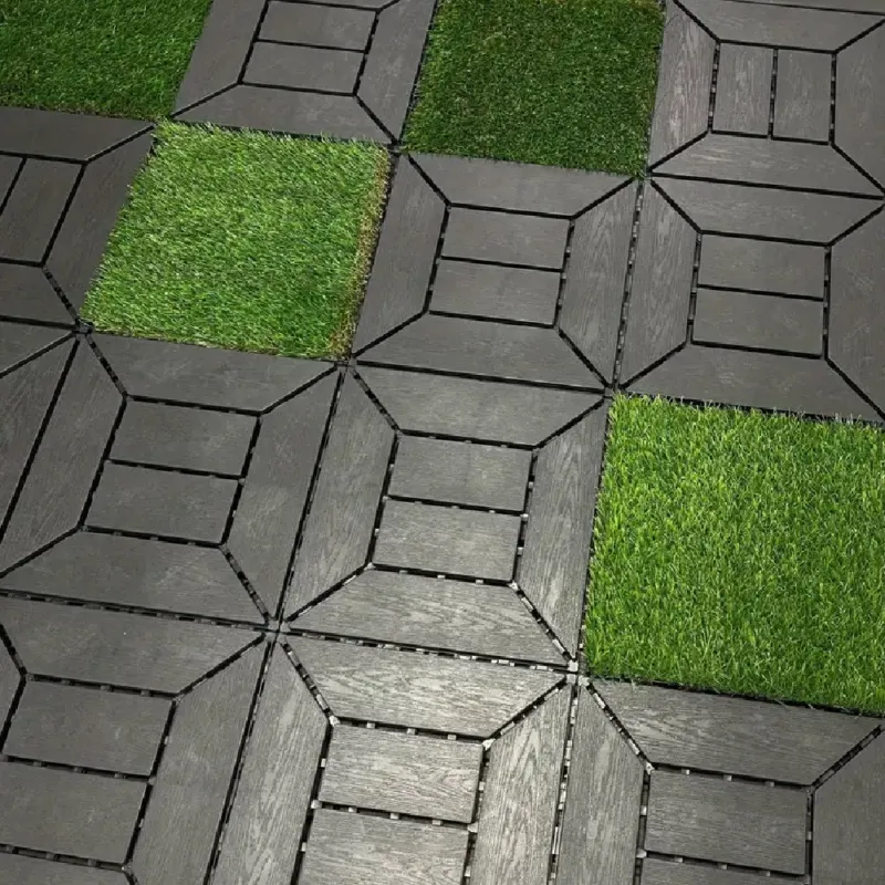 Kit 9 Mattonelle a Incastro per Terrazzo o Giardino 30x30 cm in PVC Antiscivolo Ultimissimo Modello