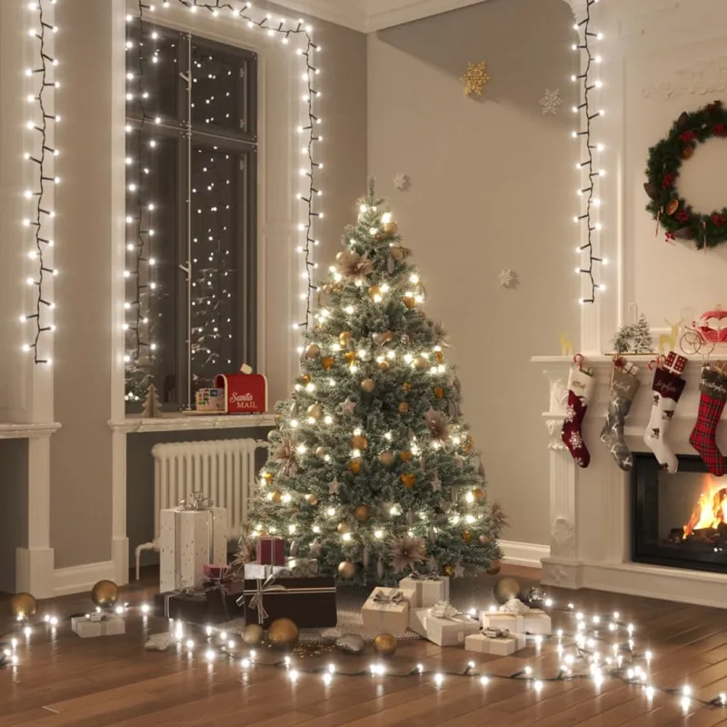 Stringa LED 25 mt con 1000 Luci Bianco Freddo per Natale e Decorazioni Feste Compra Online