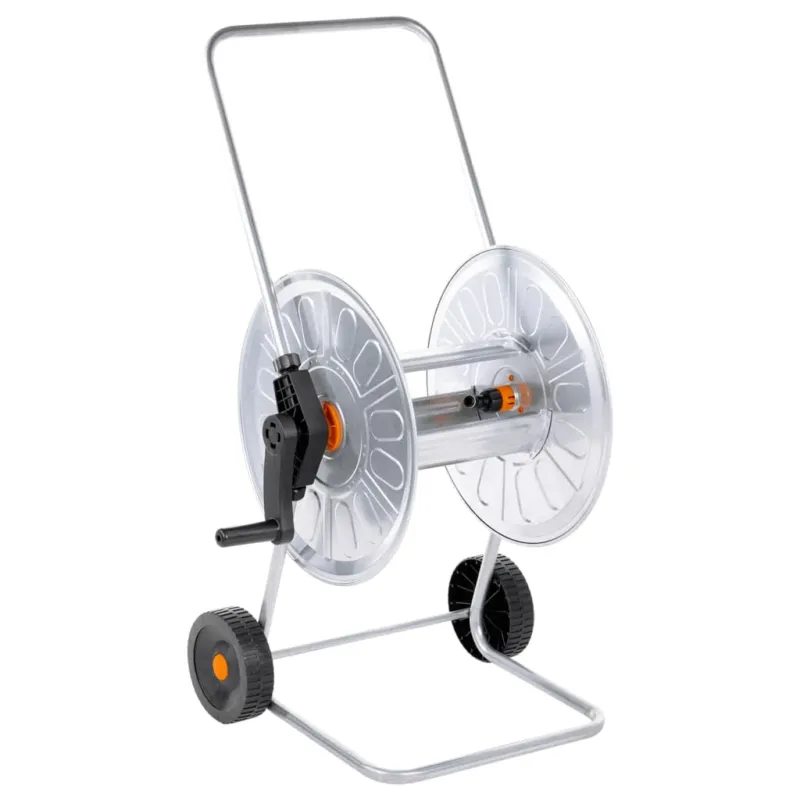 Offerta Speciale Carrello Avvolgitubo per Tubo Flessibile 80 m 1/2" o 50 m 3/4" in Acciaio